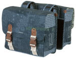 Basil dupla táska Boheme Double Bag, Universal Bridge system, indigó kék - kerekparabc