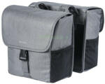 Basil dupla táska Go Double Bag, Universal Bridge system, szürke - kerekparabc