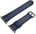 ICARER Husa iCarer Leather Vintage wristband genuine leather strap for Watch 3 38mm / Watch 2 38mm / Watch 1 38mm dark blue (RIW117-DB（38）) - pcone