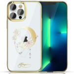 Kingxbar Husa Kingxbar Moon Series luxury case with Swarovski crystals for iPhone 13 Pro gold (Butterfly) - pcone