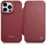 ICARER Husa iCarer CE Premium Leather Folio Case iPhone 14 Pro Max Magnetic Flip Cover MagSafe Red (WMI14220716-RD) - pcone