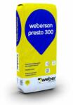 Weber Webersan Presto 300 falszárító simítóvakolat 30 kg (5200860079)