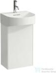 Laufen Sonar 38, 7 cm széles 1 ajtós alsószekrény H815341 mosdóhoz, jobbos, Matt fehér H4054820341701 (H4054820341701)