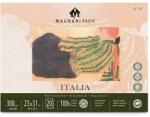 Fedrigoni Magnani Italia akvarelltömb, 100% pamut, 300 g, 23x31 cm, 20 lap, félérdes