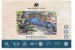 Fedrigoni Magnani Portofino akvarelltömb, 100% pamut, 300 g, 18x26 cm, 20 lap, sima