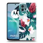 Picasee Husă transparentă din silicon pentru Motorola Moto G72 - Rhododendron