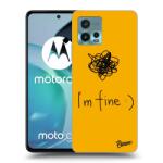 Picasee Husă transparentă din silicon pentru Motorola Moto G72 - I am fine