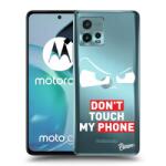 Picasee Husă transparentă din silicon pentru Motorola Moto G72 - Cloudy Eye - Transparent