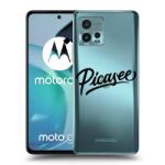 Picasee Husă transparentă din silicon pentru Motorola Moto G72 - Picasee - black
