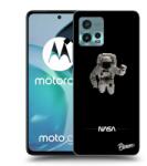 Picasee Husă neagră din silicon pentru Motorola Moto G72 - Astronaut Minimal