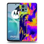 Picasee Husă neagră din silicon pentru Motorola Moto G72 - Burn