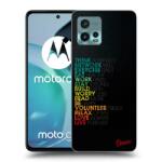 Picasee Husă transparentă din silicon pentru Motorola Moto G72 - Motto life
