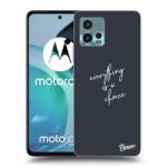 Picasee Husă neagră din silicon pentru Motorola Moto G72 - Everything is a choice