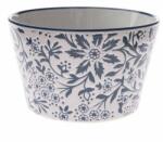 4home Bol din ceramică Floare albastră, 570 ml Castron