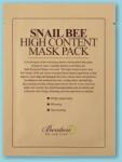 Benton Csiganyálka- és méhméreg-tartalmú szövetmaszk Snail Bee High Content Mask Pack - 20 g / 1 db
