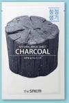 The Saem Natural Charcoal Mask Sheet tissue arcmaszk - 21 ml / 1 db