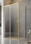 Radaway Idea Gold KDJ szögletes arany zuhanykabin 140x75 átlátszó jobbos (6635)
