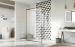 Radaway Modo New Black I Frame Walk-in fekete zuhanyfal 140 átlátszó (2613)