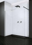 Radaway Modo New Black II Walk-in fekete zuhanyfal 120 átlátszó (2679)