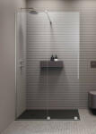 Radaway Furo Walk-in zuhanyfal 150 átlátszó jobbos (3076)