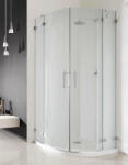 Radaway Euphoria PDD íves zuhanykabin 100x100 átlátszó (3853)