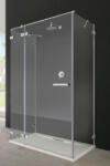 Radaway Euphoria KDJ+S szögletes zuhanykabin 100x80 átlátszó balos (6146)
