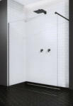 Radaway Modo X Black II Walk-in fekete zuhanyfal 85 átlátszó (2562)