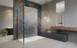 Radaway Modo New Black IV Walk-in fekete zuhanyfal 90x95 átlátszó (4286)