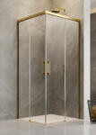 Radaway Idea Gold KDD szögletes arany zuhanykabin 110x90 átlátszó (4240)