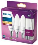 Philips KÉSZLET 3x LED Izzó Philips B35 E14/5, 5W/230V 2700K 8718699773175 (P5399)