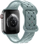 Hoco Curea silicon Hoco Flexible Bamboo compatibila cu Apple Watch 1/2/3/4/5/6/SE/7/8, 42/44/45/49mm, Bej