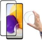 Wozinsky Full Cover Flexi Nano Glass Hybrid Screen Protector with frame for Samsung Galaxy A72 4G black - pcone