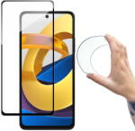 Wozinsky Full Cover Flexi Nano Glass Film Tempered Glass With Frame Xiaomi Poco M4 Pro 5G Transparent - pcone