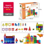 Magplayer Set de constructie magnetic 3D - 158 piese PlayLearn Toys