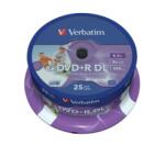 Verbatim DVD+R 8x DBL LAYER PRINT. SP25 (43667)