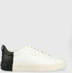 Guess sneakers New Vice culoarea alb, FM5NVI LEA12 WHBLK PPYX-OBM0FC_00X