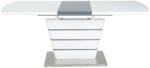 Fortrade Ronix bővíthető étkezőasztal, 120/160x80 fehér+szürke - smartbutor