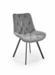  Scaun Bucatarie si Dining K519 Pivotant Catifea Gri