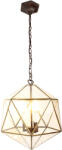 Clayre & Eef Lustra sticla metal auriu sticla 40x40x145 cm (5LL-9346)