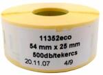 DYMO Etikett DYMO Label Writer 25x54 mm 500 db/tekercs (11352ECO)