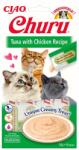 Inaba Foods Churu Cat Recompense pentru pisici, piure cu pui si ton 56 g