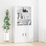 vidaXL Dulap înalt, alb, lemn compozit (3185359) Comoda