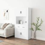 vidaXL Dulap înalt, alb, lemn compozit (3185367) Comoda