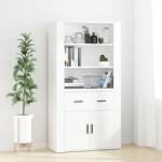vidaXL Dulap înalt, alb, lemn compozit (3185375) Comoda