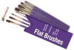 Humbrol Flat Brush pack AG4305 - lapos kefe készlet (3/5/7/10 méret) (31-AG4305)