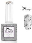  Polka Top Coat - Black&White dots - Fényzselé 8ml