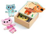 DJECO Dressup - mix - cicás öltöztető puzzle (DJ01678)