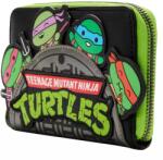 Funko Loungefly Teenage Mutant Ninja Turtles körbe cipzáras pénztárca (TMNTWA0001)