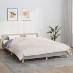 vidaXL Pătură cu greutăți, crem deschis, 200x230 cm, 13 kg, textil (3154824) Patura