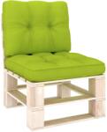 vidaXL Perne de paleți, 2 buc, verde aprins, material textil (314494)